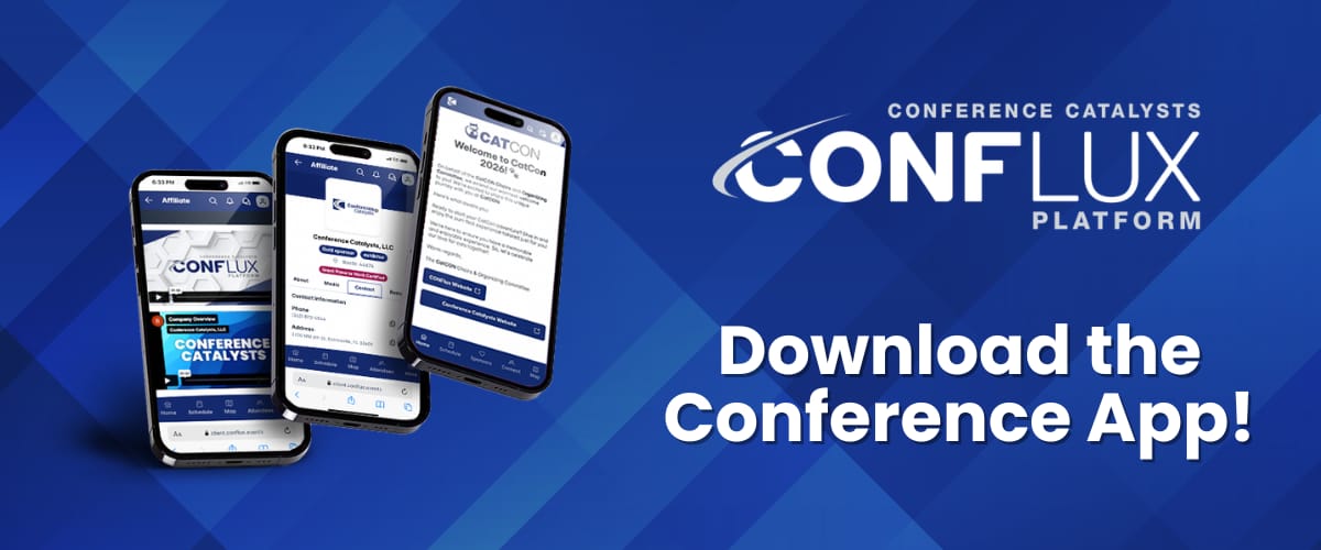 CONFlux email banner - Download the Conference App